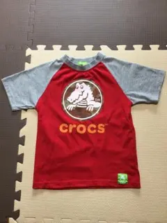 クロックス　半袖　Tシャツ　赤　グレー　１３０のサムネイル