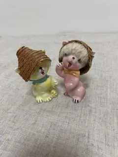 ビンテージ 小鳥の親子 フィギュリン NORCREST S&P バード - メルカリ
