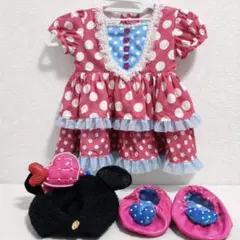 パルパルーザ ミニー 衣装 コスプレ 80 帽子　シューズカバー