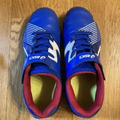 asics アシックス　スニーカー　青　21.5