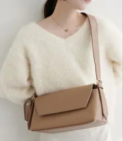 natural couture リップケース付き横長ショルダーBag