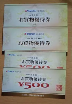 ヤマダ電気　買物優待券 11000円分