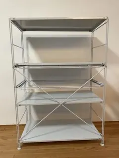 無印良品 スチールユニットシェルフ グレー 廃盤サイズ 奥行25cm