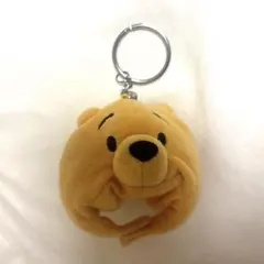 くまのプーさん ぬいぐるみキーホルダー　ファンキャップ　キーチェーン　ディズニーのサムネイル