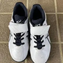 レーヴ様専用　ASICS スパイクシューズ ホワイト/ブラック　21.0cm