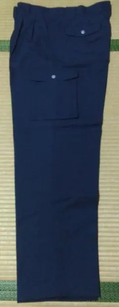 ネイビー カーゴパンツ 4ポケット