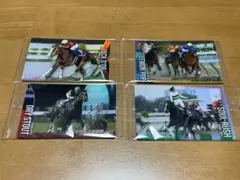 サラブレッドホースコレクション３　ジャックドール他　サイン&ノーマル　４枚