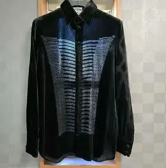 00's 新品未使用 ジャンポールゴルチェ ナポレオン ベロア シャツのサムネイル