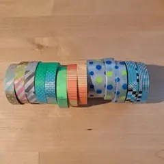 【新品】mtカモ井　初期デザインマスキングテープ13本セット　つぎはぎ他