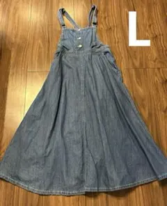 【美品】C.O.L.Z.A デニムジャンパースカート　キャミワンピース　L