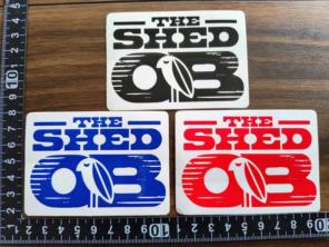 新品USカリフォルニア THE SHAD OB サーフショップ 輸入ステッカー