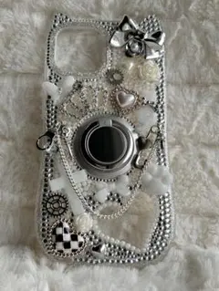 【即購入可】iPhone15ケースデコ①猫耳ケース　オーダー別ページ