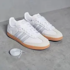 adidas SAMBA OG W ホワイト ガムソール 26.5cm 新品のサムネイル