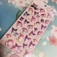 【シール】マイメロディ＆クロミぷくっとシール