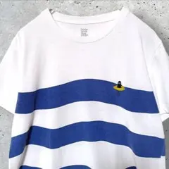 graniph ビューティフルシャドー ボーダーT 白 S カジュアル 半袖のサムネイル