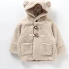 美品　アプレレクール tinybear ダッフルコート80-90