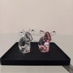 スワロフスキー　Missy Mo Cow ＆ 2007年限定 Pinky Mo
