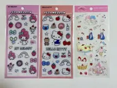 ペタメロウステッカーズ　ハローキティ　マイメロディ　サンリオ　おやつパーティー