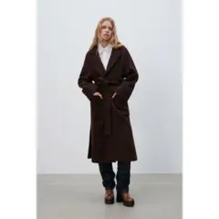 美品✨️完売品 ZARA MANTECO ザラ マンテコ ベルト ウールコート