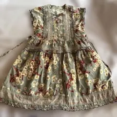 フラワープリント ノースリーブワンピース Mサイズのサムネイル