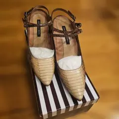 RABOKIGOSHI works パイソン柄 パンプスのサムネイル