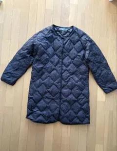 ULTRA LIGHT DOWN キルティングロングコート L 黒