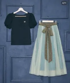 しまむら　ちはる　コラボ　戴冠式　アナ トップス×スカート 2点セット　L