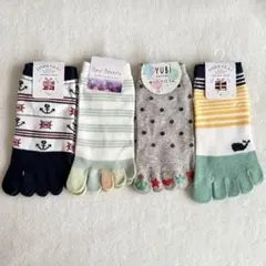 かわいい　五本指ソックス　レディースソックス　靴下　23〜25㎝　1