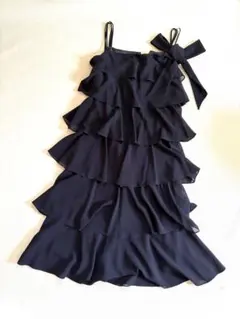 ブラックーフリルドレス　KETTY