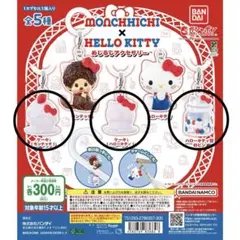 モンチッチ×ハローキティ めじるしアクセサリー　3種セット