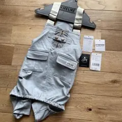 犬 オーバーオール サロペット グレー