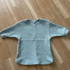 ⭐︎お値下げ⭐︎ユニクロ　ワッフル　5分袖　120
