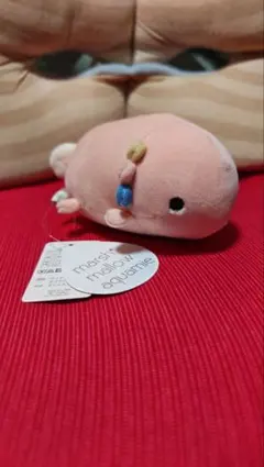 りぶはあと ウーパールーパー marshmallow aquamie ぬいぐるみのサムネイル