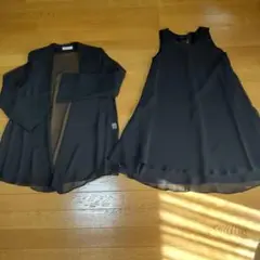 SOPHIA ソフィア ブラック シフォン アンサンブル 9号