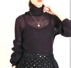 IENA LA BOUCLE FUUGA モヘヤ バルーンスリーブプルオーバー