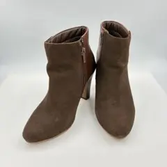 ショートブーツ レディース ブラウン