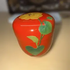 茶道具 棗 中棗 朱塗 松文様 漆器 茶道具 棗 中棗 朱塗 松文様 漆器 - メルカリ