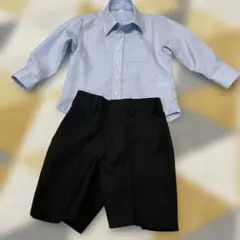 フォーマルウェア　長袖シャツ95.ハーフパンツ95