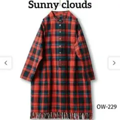 サニークラウズ チェック柄フリンジ付き ワンピースのサムネイル