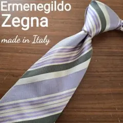 豪華 Zegna エルメネジルドゼニア ネクタイ ジャガード シルク100 花柄