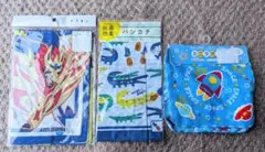 ハンカチ2枚+ミニタオル3枚　計5枚セット