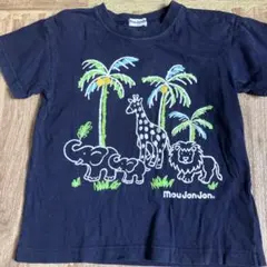 MouJonJon 動物プリント Tシャツ