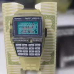 美品 1997年製 カシオ データバンク コグニットシェイマ スケルトン