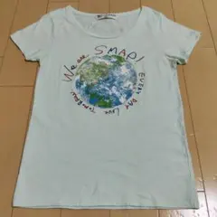 レディース BEAMS We are SMAP！Tシャツ 地球柄 Sサイズのサムネイル