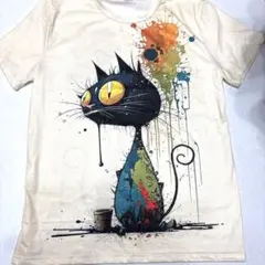 猫イラスト Tシャツ フェアリーグランジ　y2k