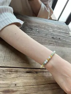 天然翡翠　パワーストーン　ブレスレット☆天然石 020