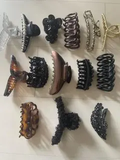 ヘアクリップ　ヘアアクセサリー　まとめ売り14個セット