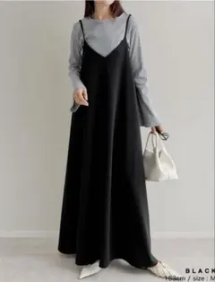 Re:EDIT ロング キャミワンピース ワンピース リエディ　XL