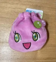 ロゼちゃん(しずくちゃん) 巾着ポーチ ピンク