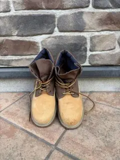 ハイカットブーツ ベージュ/ブラウン